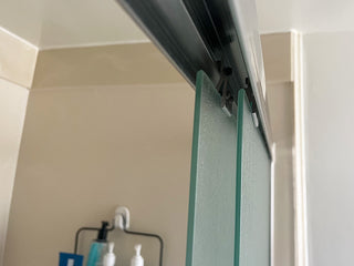 Smooth Sliding Shower Doors - Lubricate with Silicone Oil