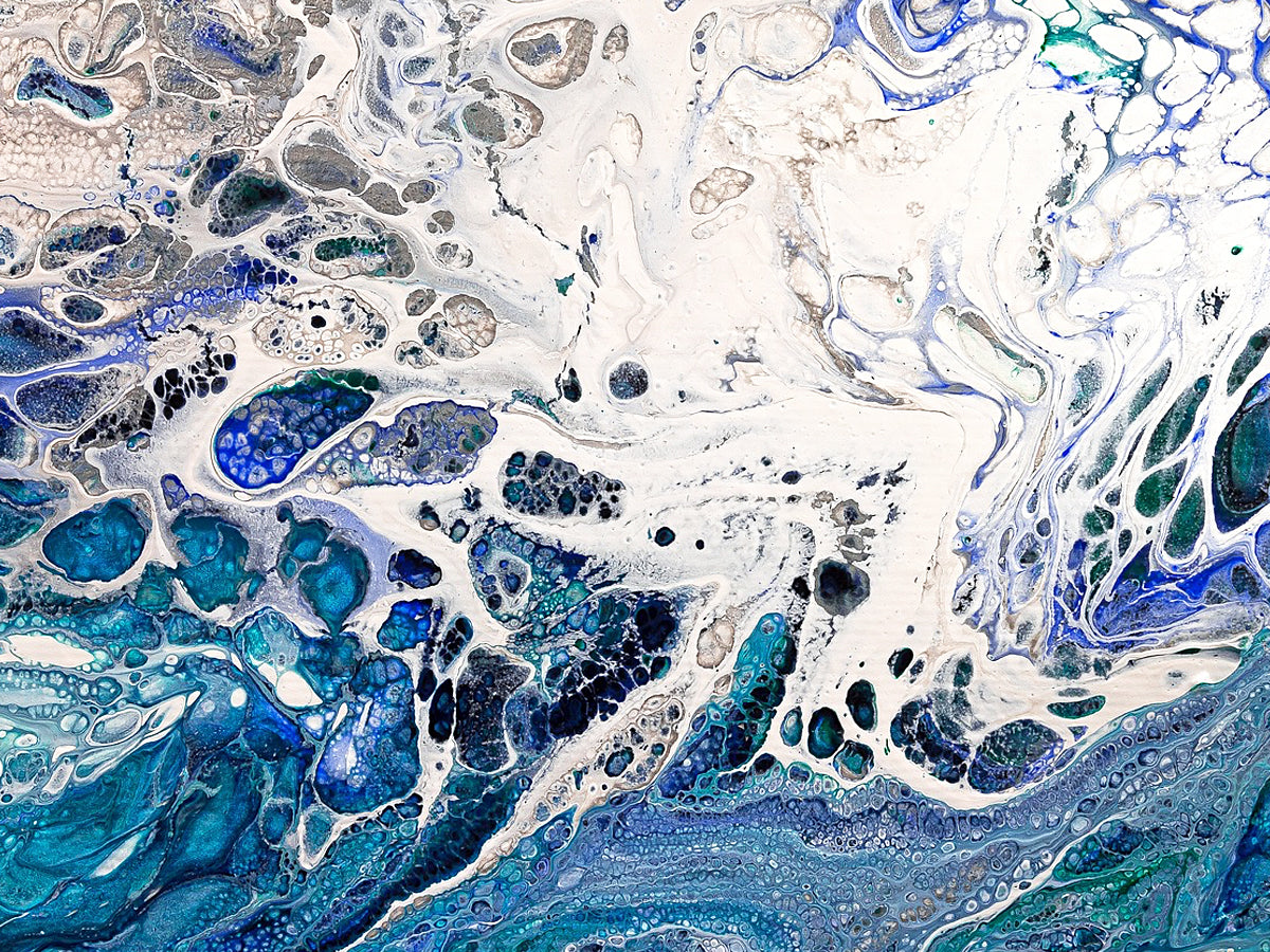 How to Use Silicone Oil for Beautiful Cells in Your Acrylic Pours