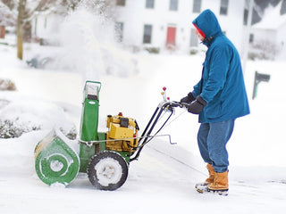 Prevent Snow from Sticking to a Snowblower with Silicone Oil